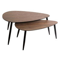 COUCHTISCH 2er-Set Mileo Braun - Braun, Holzwerkstoff (98/60/48cm) - Atmosphera Createur d´interieur