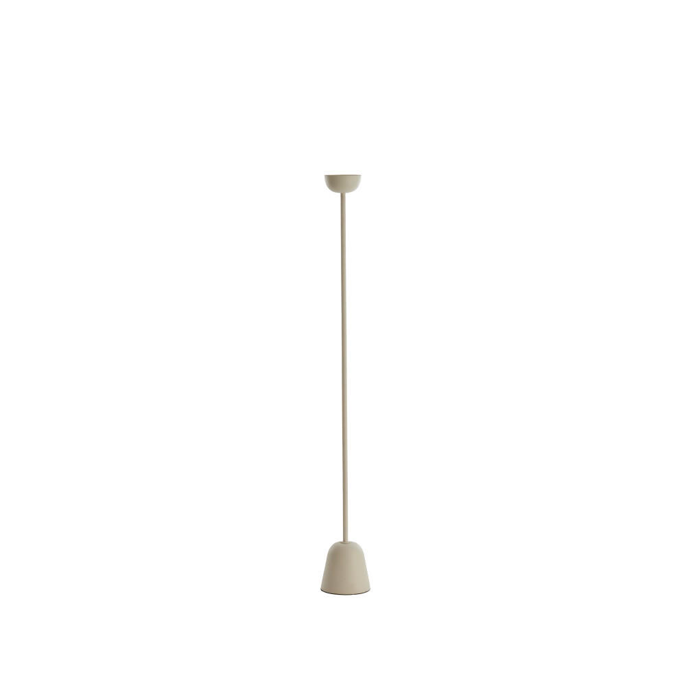 KERZENSTÄNDER Ofelia - Weiß - 12/12/100 cm - Weiß, Metall (12/100/12cm) - Light & Living