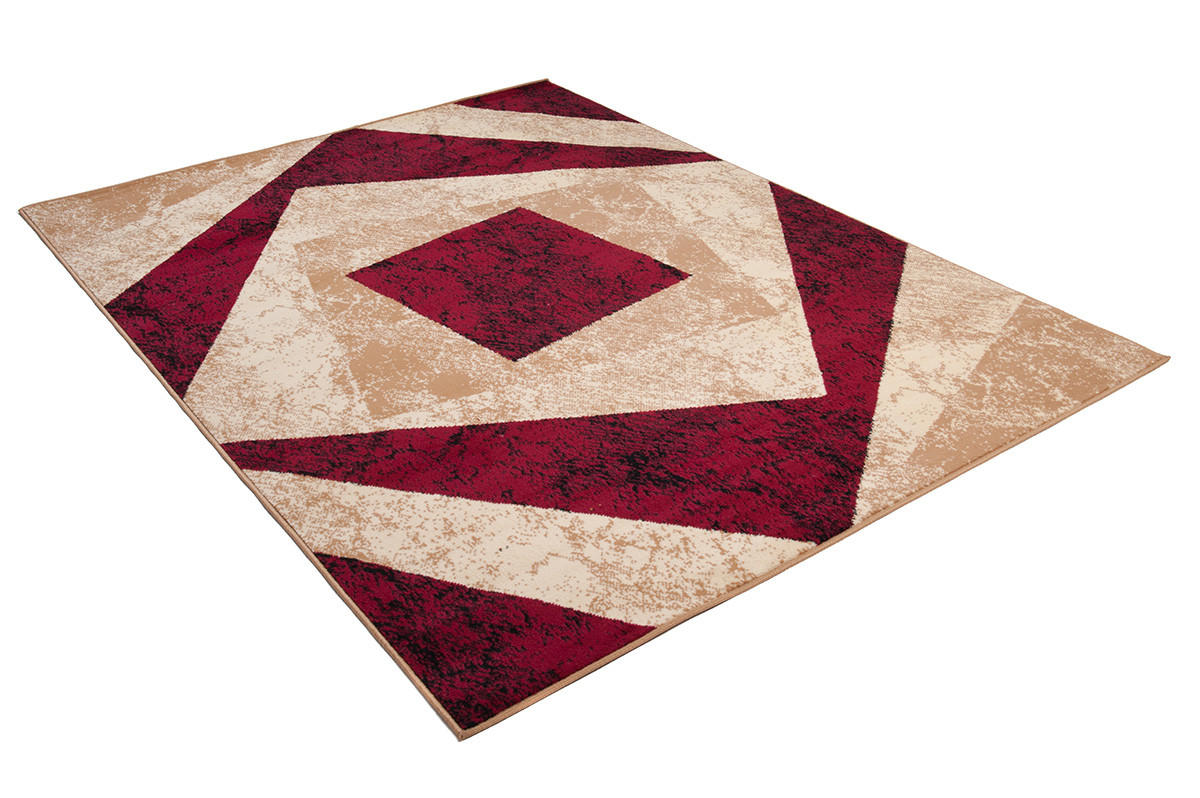 TEPPICH DREAM Rot Creme 300/400 cm - Rot/Creme, Textil (300/400cm) - Tapiso