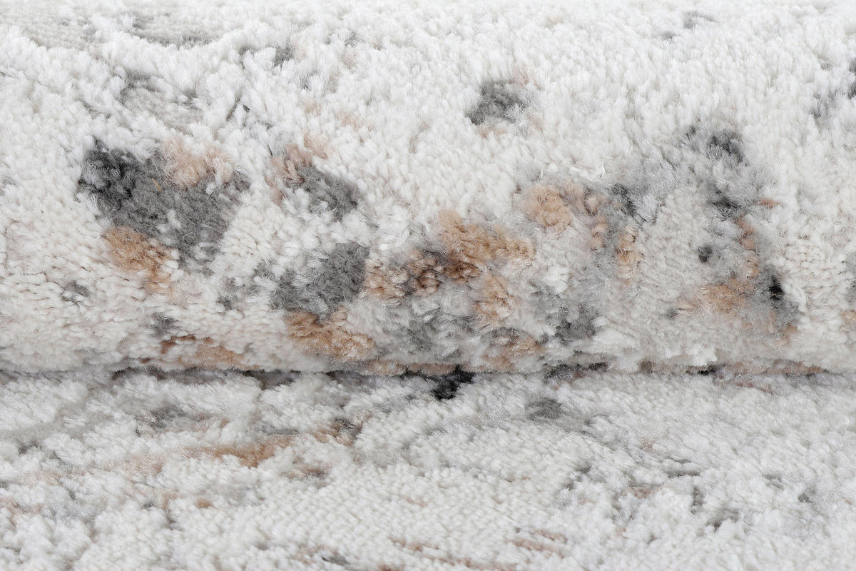 TEPPICH VALLEY Creme Rund 240/240 cm - Creme, Textil (240/240cm) - Tapiso
