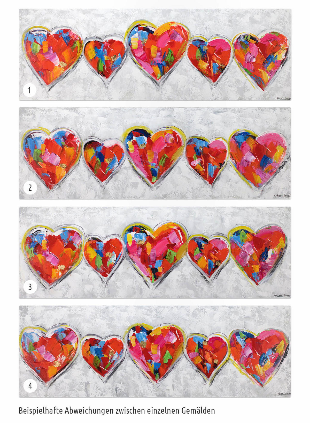 ACRYLBILD HANDGEMALT 150/50 cm - Grau, Holz/Textil (150/50cm) - KUNSTLOFT