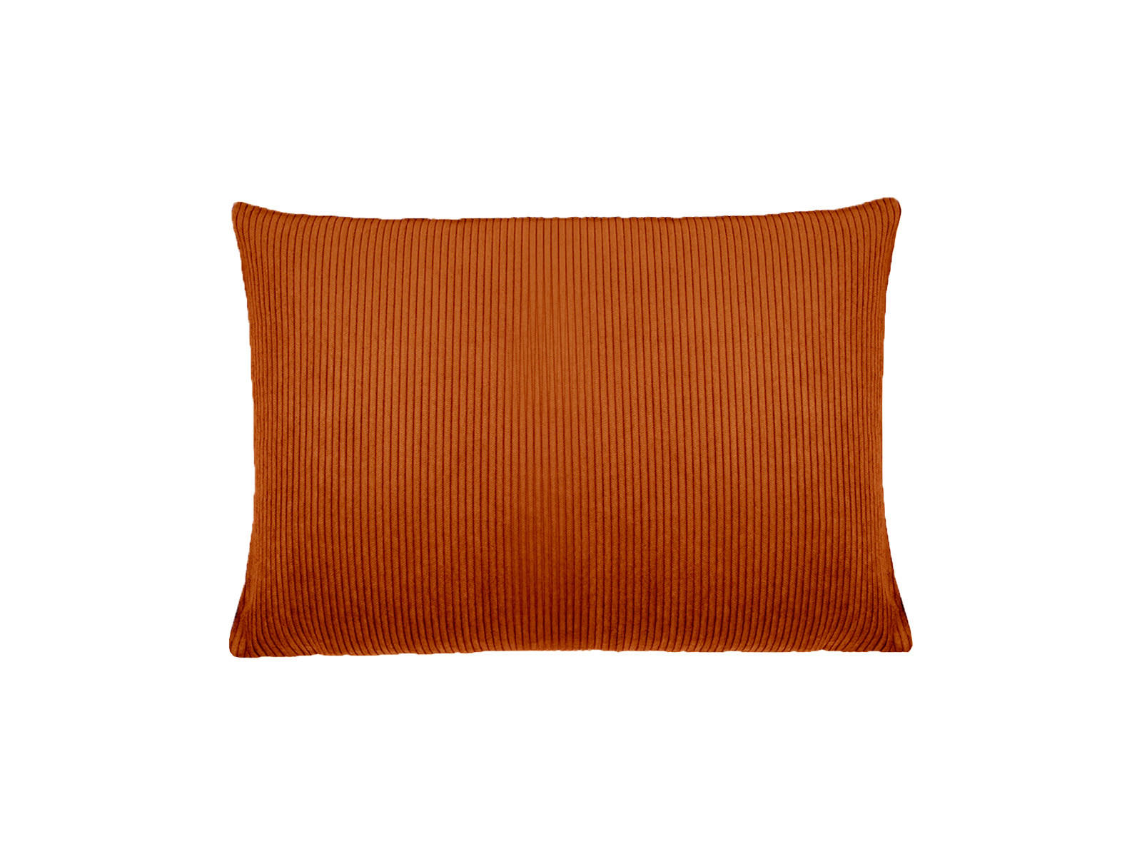 KISSENHÜLLE HYggelig No.1 rost-rot Cord-Samt 25/35 cm - Orange, Textil (25/35cm) - beties Heimtextil