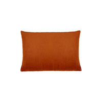 KISSENHÜLLE HYggelig No.1 rost-rot Cord-Samt 25/35 cm - Orange, Textil (25/35cm) - beties Heimtextil