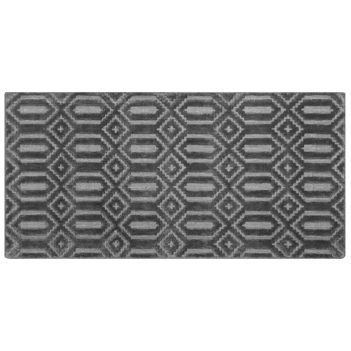 KURZFLOR-TEPPICH Adatepe 150/80 cm - Grau, Naturmaterialien (80/150cm) - Beliani