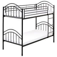 PAT ÎNALT metal 90/200 cm negru Chartres - negru, metal (96/171/209cm) - Beliani