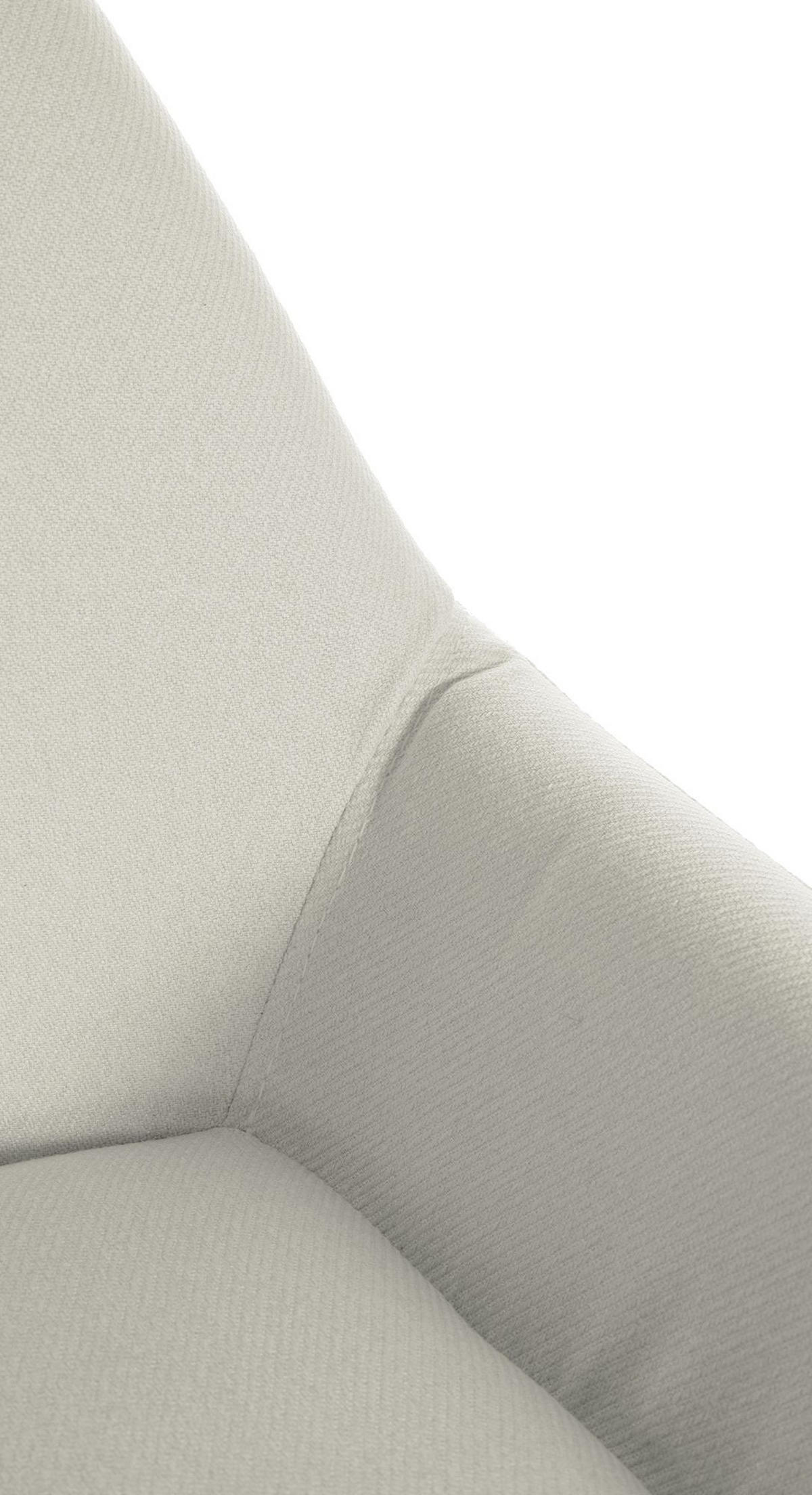 BARHOCKER Stoff creme - Creme/Schwarz, Textil/Metall (51/89/52cm) - CLP
