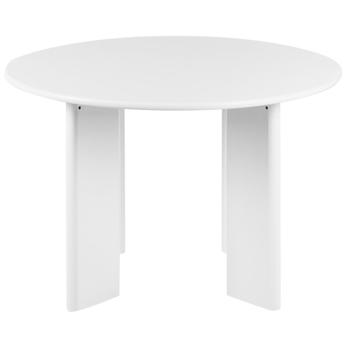 ESSTISCH 120/120 cm Weiß Cosmo - Weiß, Holzwerkstoff (120/120/75cm) - Beliani