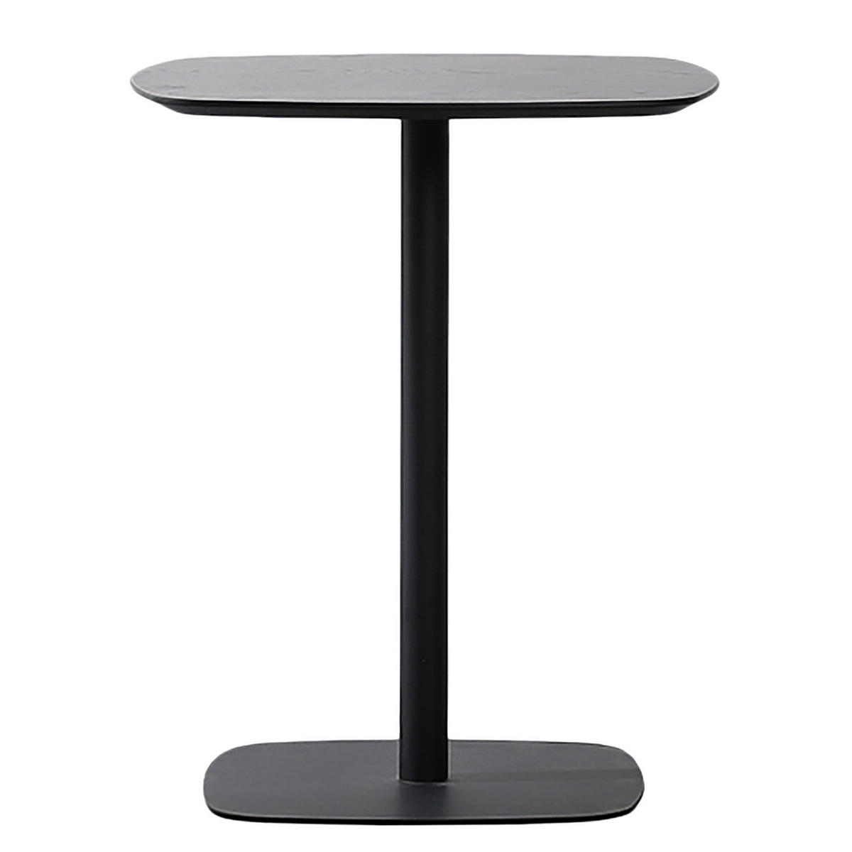 BISTROTISCH - Echtholzfurnier / Metall - Eichefarben, Holzwerkstoff (60/60/74cm) - home24