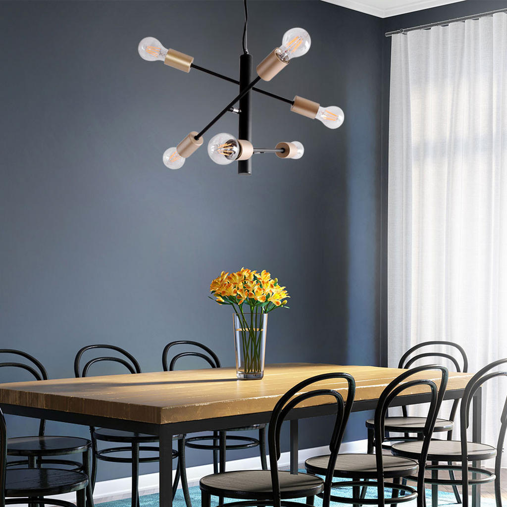 Thumbnail - Briloner Hängeleuchte, Schwarz, Metall, 60x120x60 cm, Lampen & Leuchten, Innenbeleuchtung, Hängelampen, Pendelleuchten