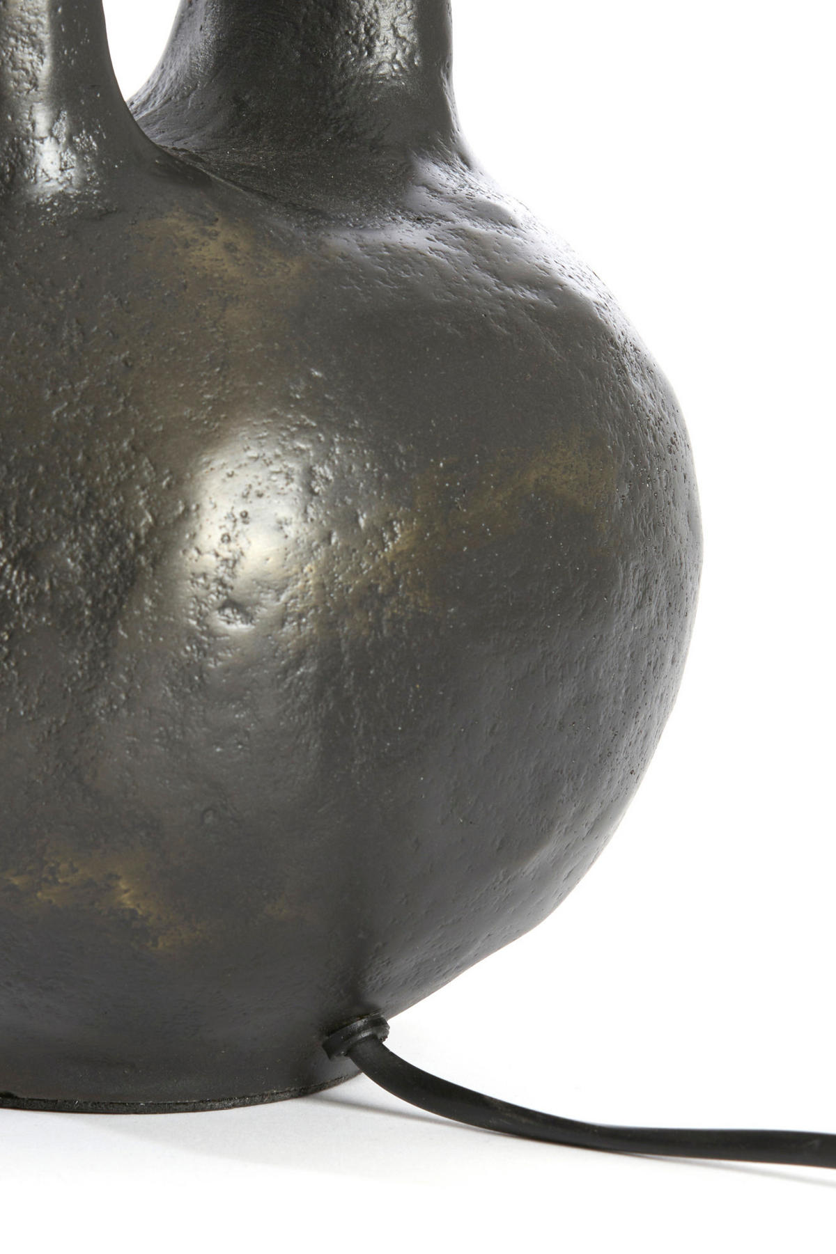 LAMPENFUSS Imola Grau Ø25/37 cm - Grau, Metall (25/22/37cm) - Light & Living