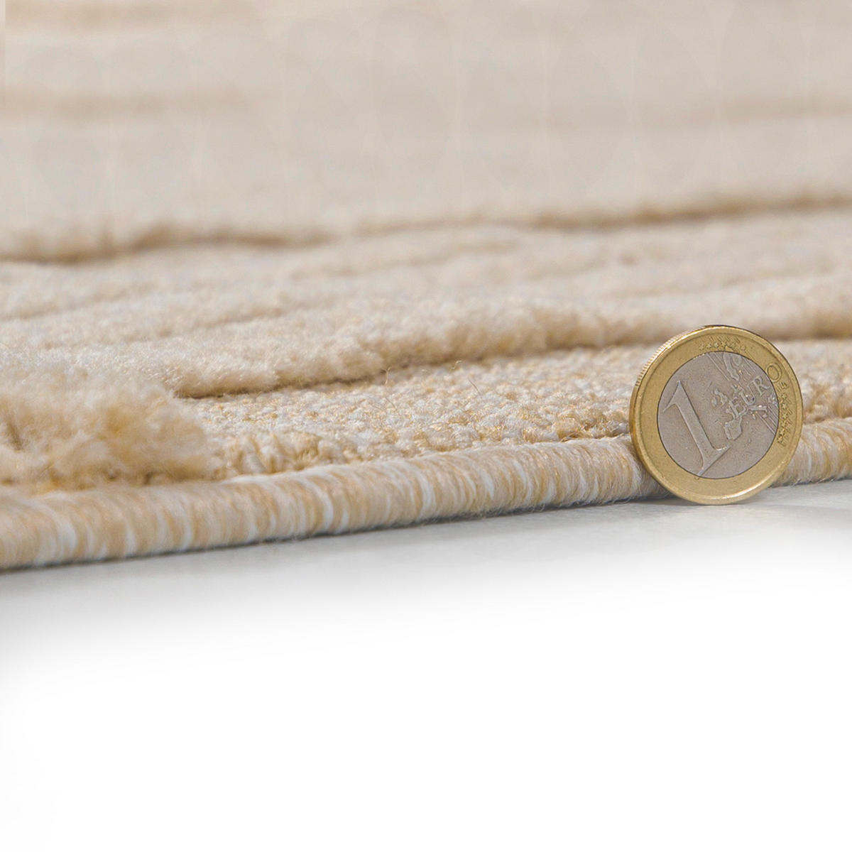 TEPPICH Beige Geometrisch, Moderne 250 x 350 cm - Beige, Textil (250/350cm) - Mazovia