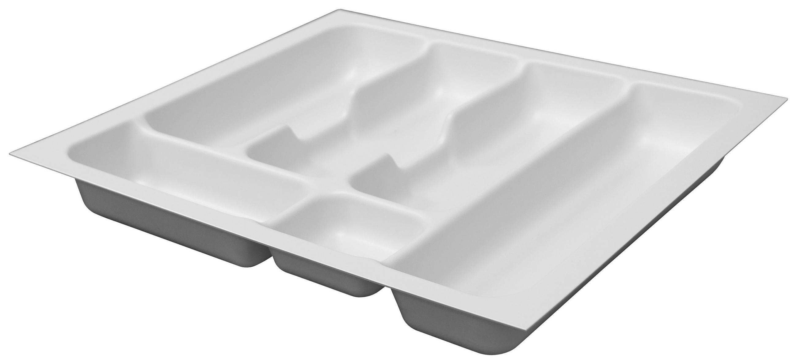 BESTECKEINSATZ Zubehör in Weiß - Weiß, Kunststoff (43.3/5/38.4cm) - FlexWell 