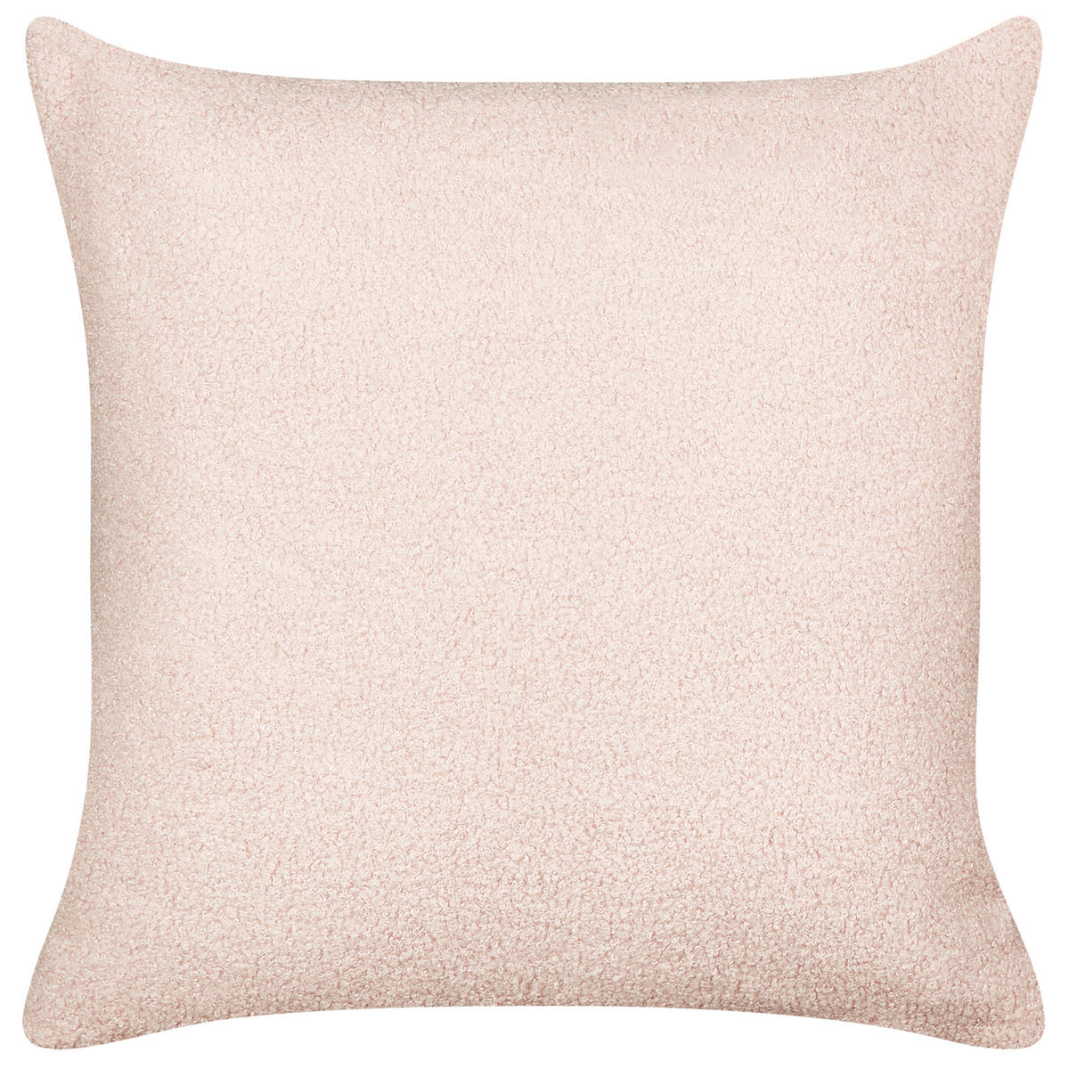 Dekokissen 2er-Set Pastellrosa 45/45 cm Leuzea - Pink, Textil (45/45cm) - Beliani