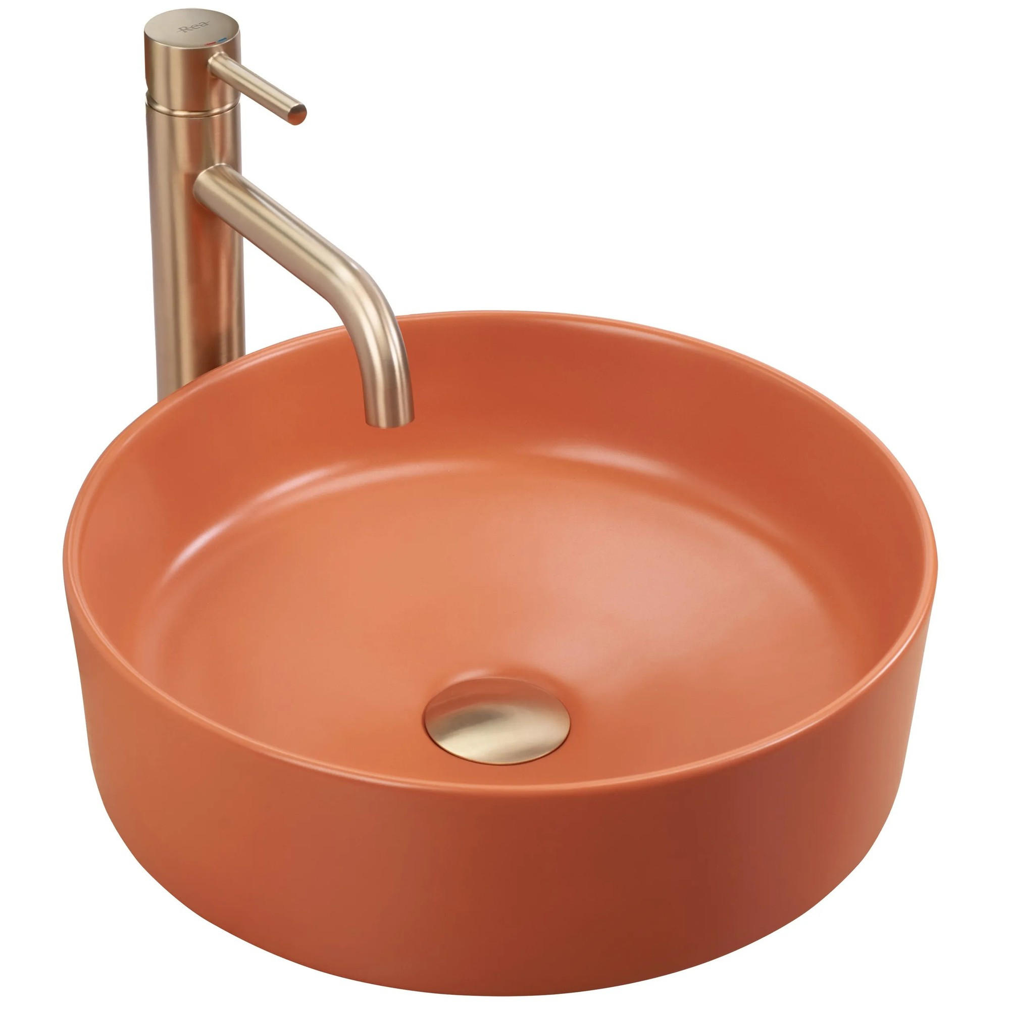 REA Aufsatzwaschbecken Orange 36x11.5x36 cm