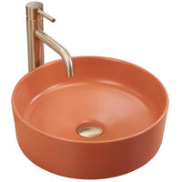 AUFSATZWASCHBECKEN Rea Sami Terra Matt - Orange, Keramik (36/11.5/36cm) - REA