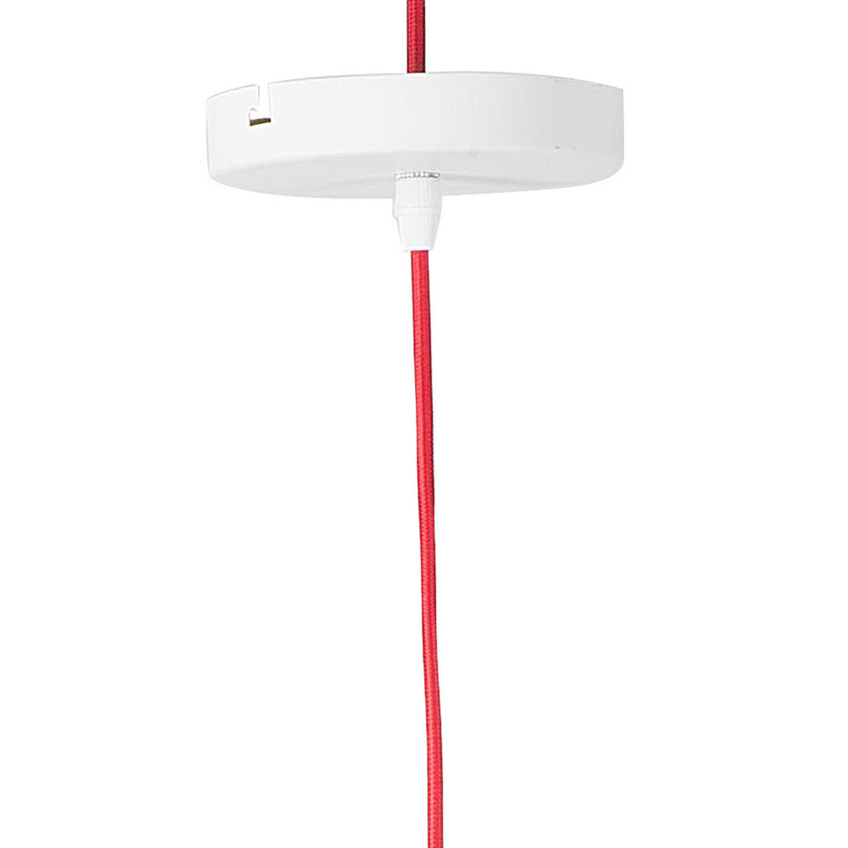 HÄNGELEUCHTE Liard 33/33/179 cm - Weiß, Metall (33/33/179cm) - Beliani