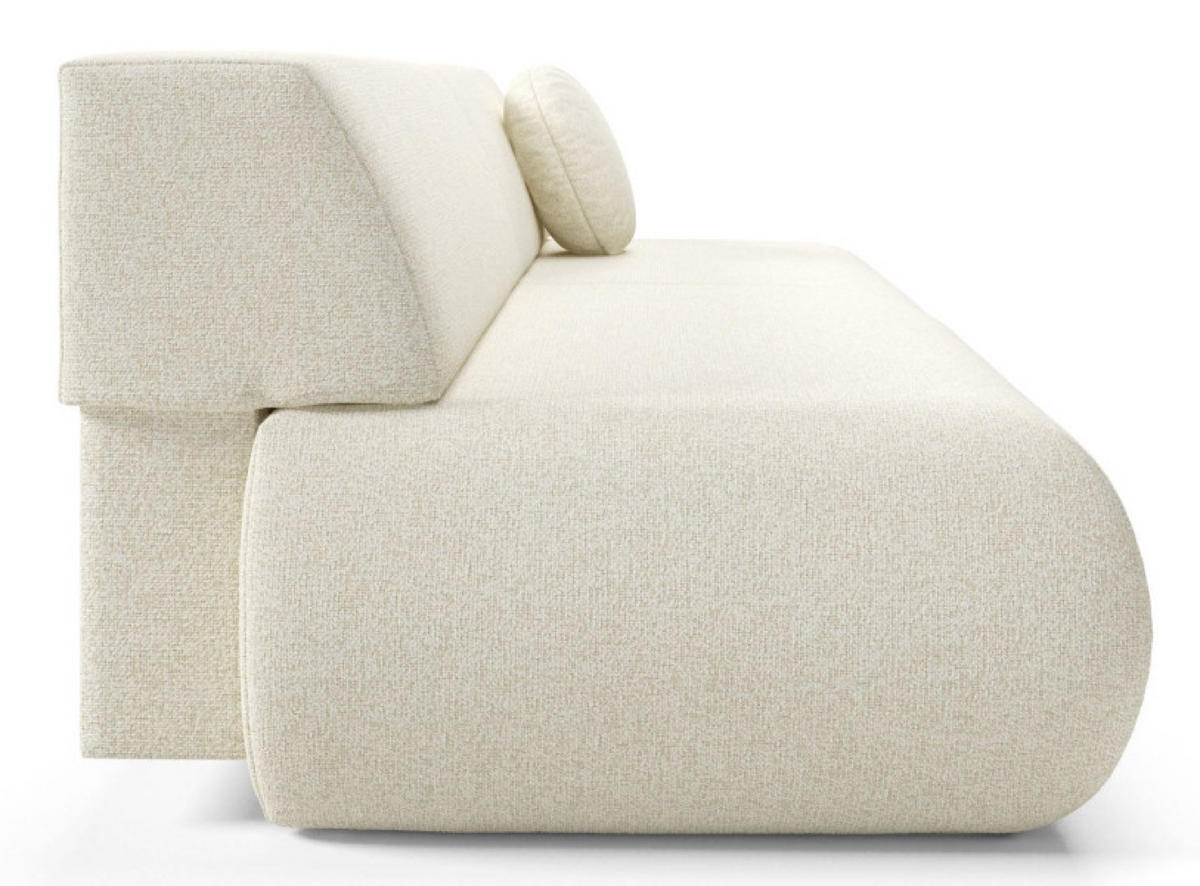 SOFA Ecru PENTI Schlaffunktion PUENTE - Ecru, Textil (214/74/100cm) - Sepro Meble