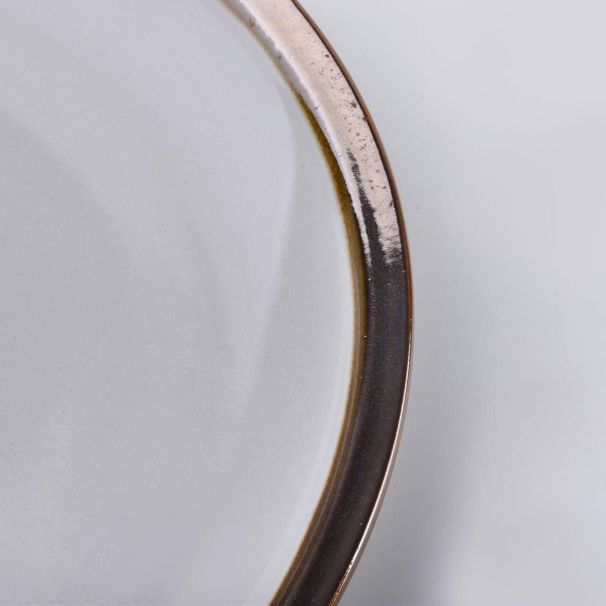 DINNERTELLER Cal Grau 24/24/2 cm Keramik - Grau, Keramik (24cm) - Mondex