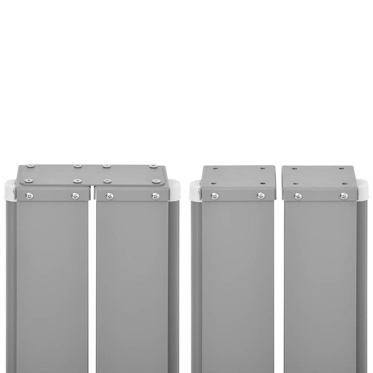 SEITENMARKISE Ausziehbare 160/600 Cm Grau - Grau, Textil (600/160/600cm) - vidaXL
