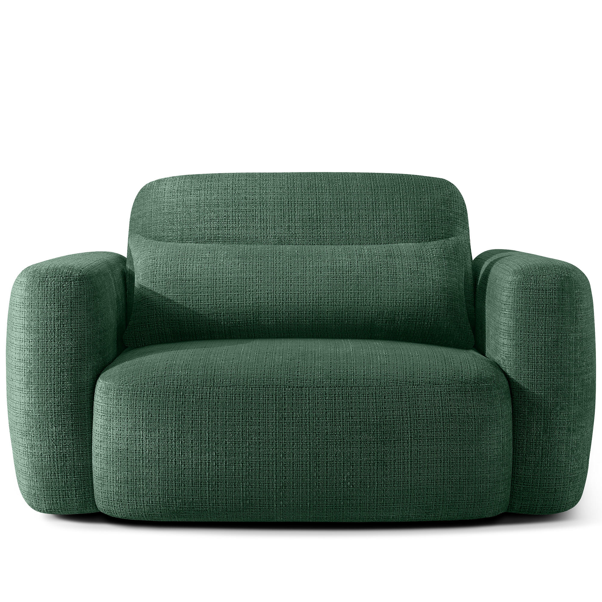 SESSEL ELOSA - Grün, Holz/Textil (145/85/115cm) - KONSIMO®