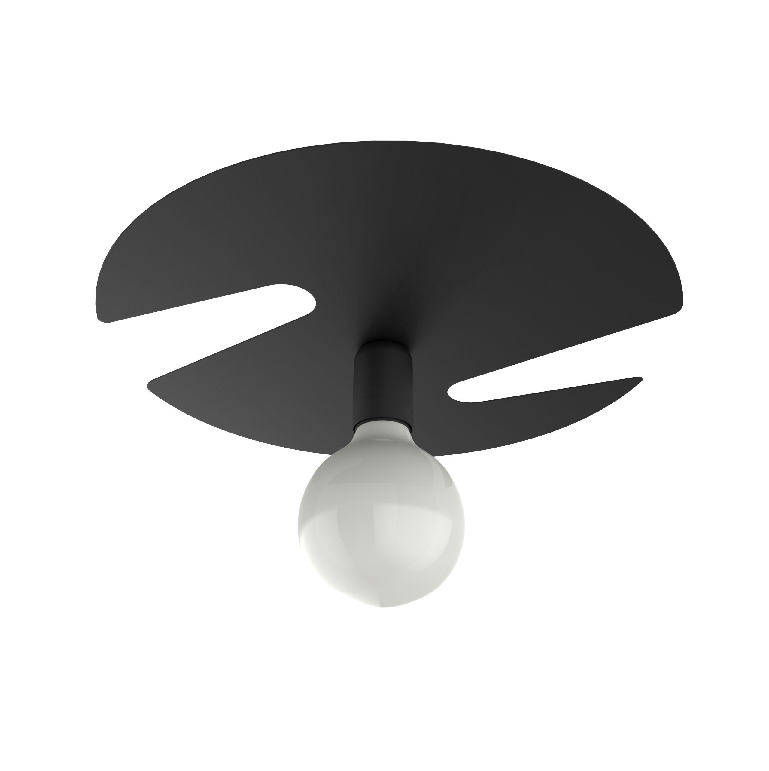 DECKENLEUCHTE - Schwarz, Metall (40/40/10cm) - Lumicom