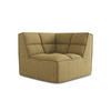 SOFAELEMENT Strukturstoff Stoff Gelb - Currygelb/Gelb, Kunststoff/Textil (98/75/98cm) - Makamii