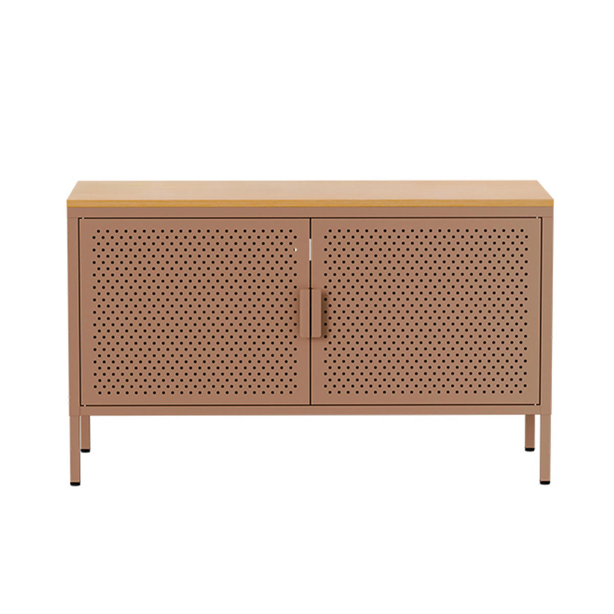 SIDEBOARD 100 cm, Braun - Braun, Metall (40/60/100cm) - Oviala
