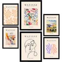 POSTER Set Mit 6 Henri Matisse Szene Drucke Des Fauvismus A3 & A4 Rahmenlos - Klar, Papier (29/3cm) - Nacnic
