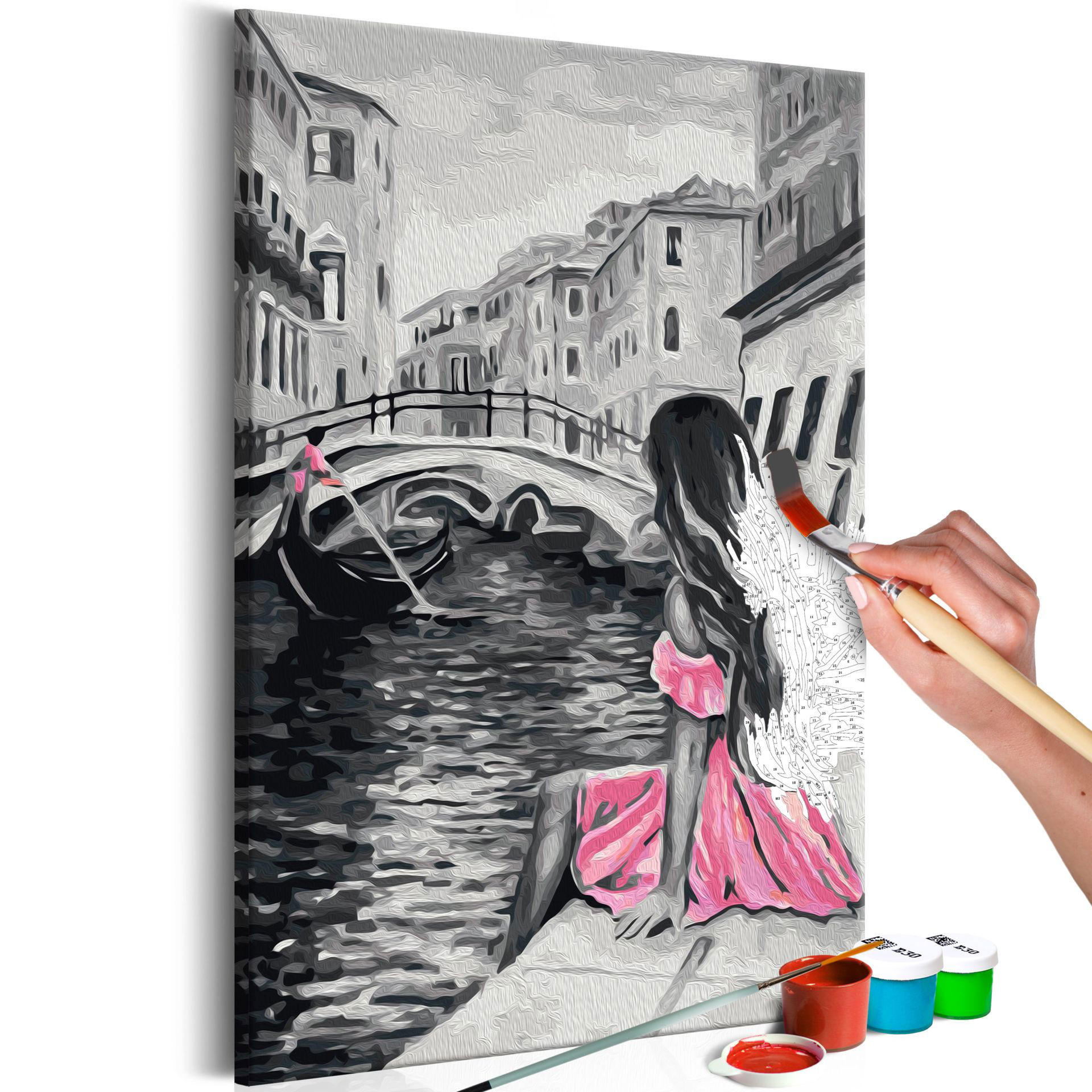 Kunstloft Malen Grau, Pink 1.4x50 cm