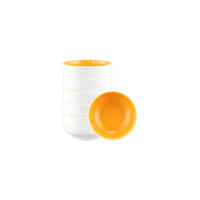DIPSCHALEN Sento Home Pure Colors Mango Orange ø 8,6 cm 6er Set - Orange, Keramik (8.6cm) - Seltmann Weiden