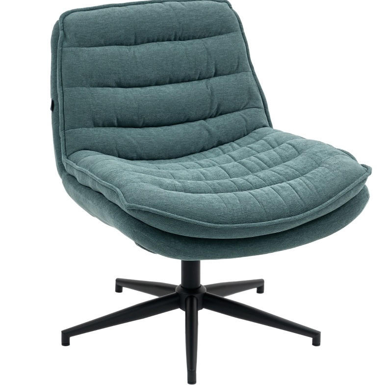 DREHSTUHL 76/65,5/80 cm dunkelgrün aus Polyester drehbar - Dunkelgrün, Kunststoff (65.5/80/76cm) - OKWISH