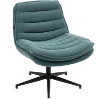 DREHSTUHL 76/65,5/80 cm dunkelgrün aus Polyester drehbar - Dunkelgrün, Kunststoff (65.5/80/76cm) - OKWISH