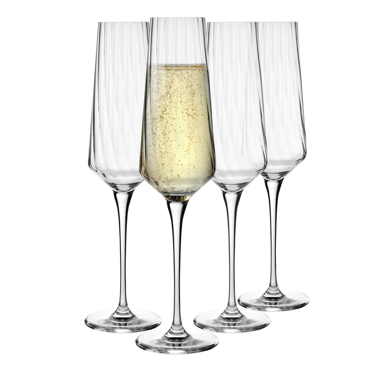 Krosno Glass Champagnerglas Transparent