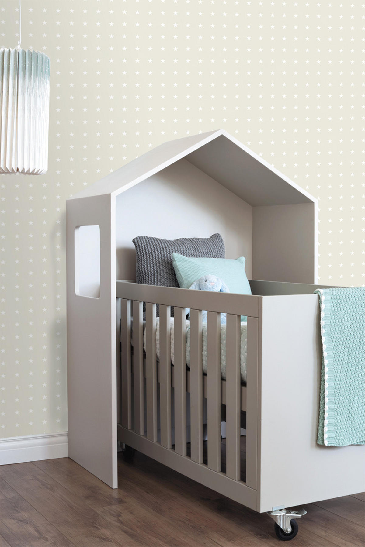 TAPETE Sterne 53 cm x 10.05 m - Beige, Papier (53/0.1cm) - ESTAhome