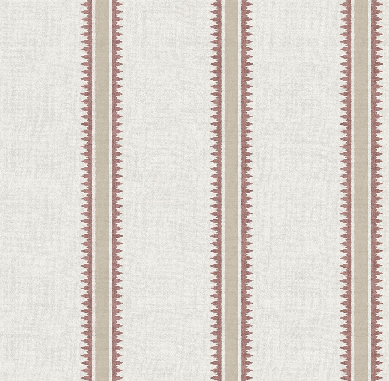 TAPETE breite Streifen 53 cm x 10 m - Terracotta, Papier (53/1000cm) - Sanders & Sanders