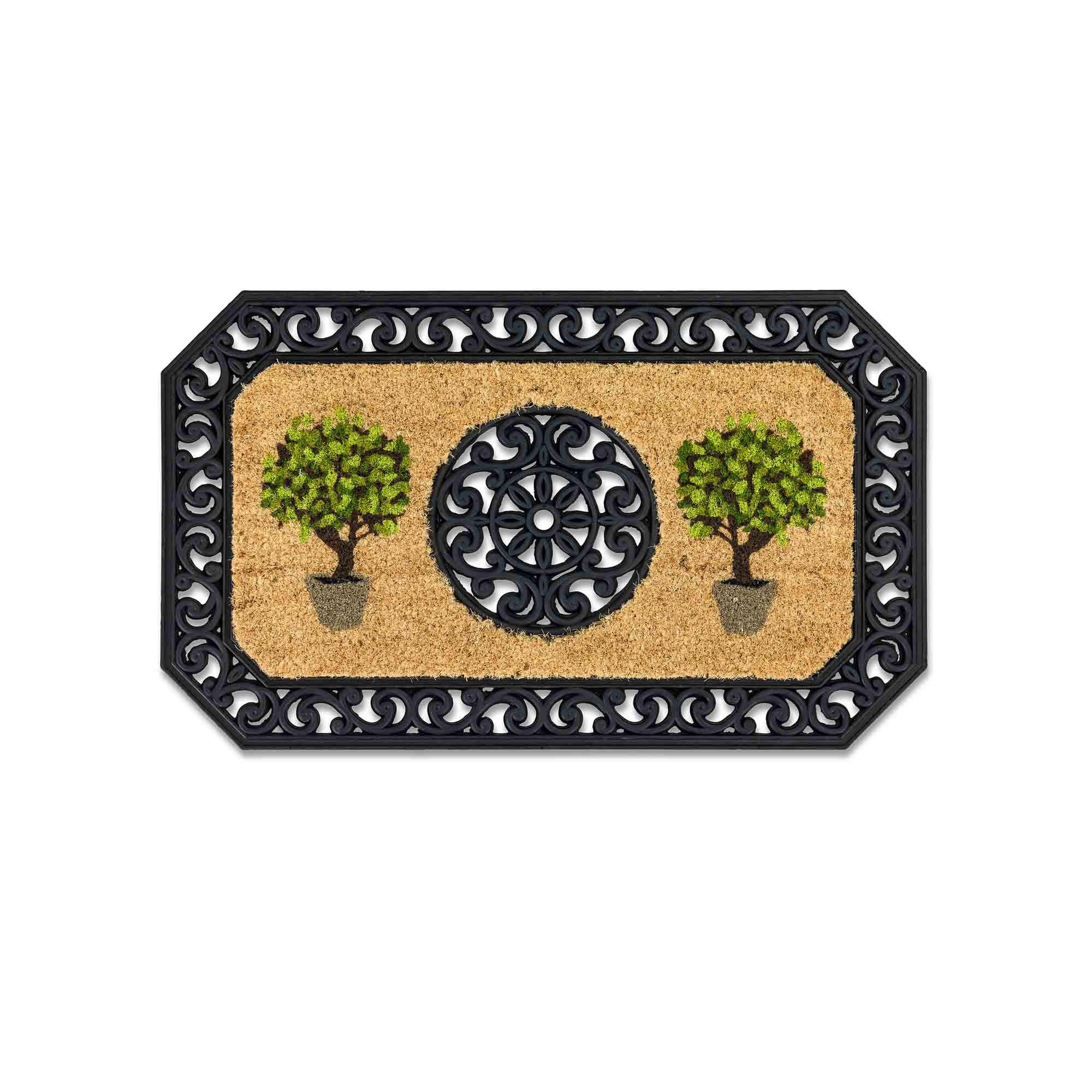 FUSSMATTE FÜR INNEN & AUßEN COCO TWIN - Braun, Textil (45/75cm) - Astra