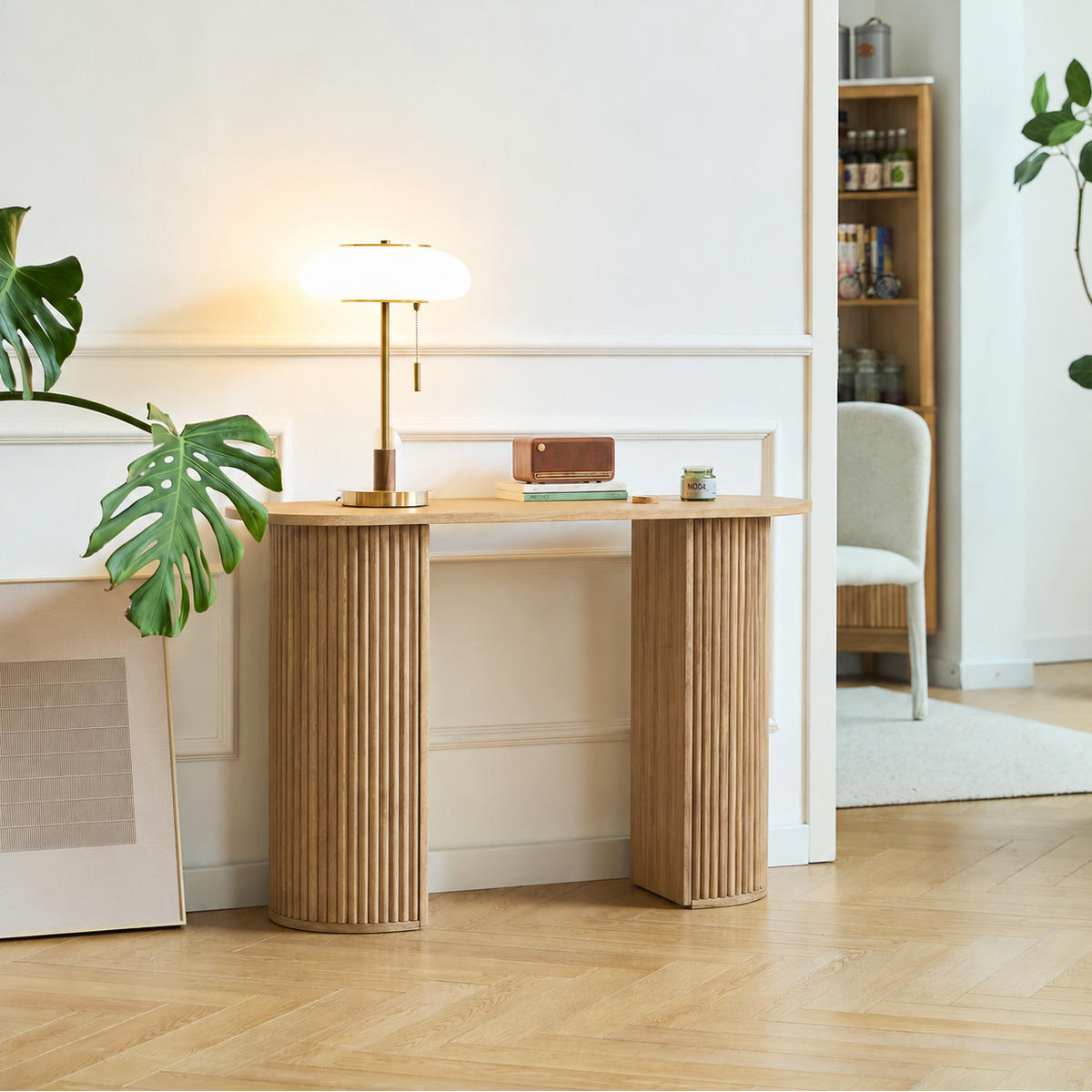 KONSOLENTISCH Rechteckig Braun 110 x 40 x 74 cm - Braun, Holz (40/110/74cm) - Nordlys