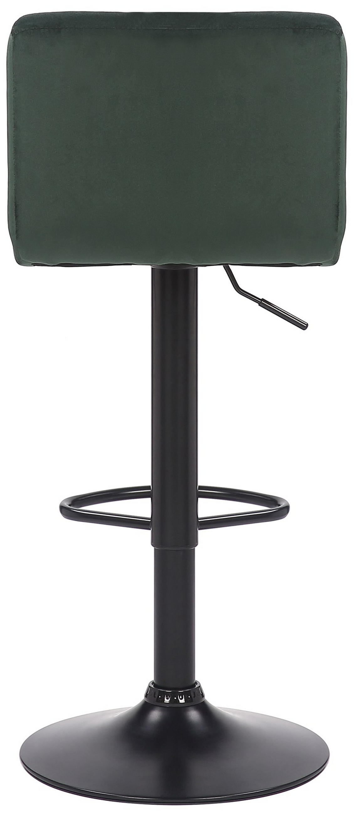 BARHOCKER 4er Set Rivan Samt Grün - Grün, Textil (40/85/40cm) - DELUKE