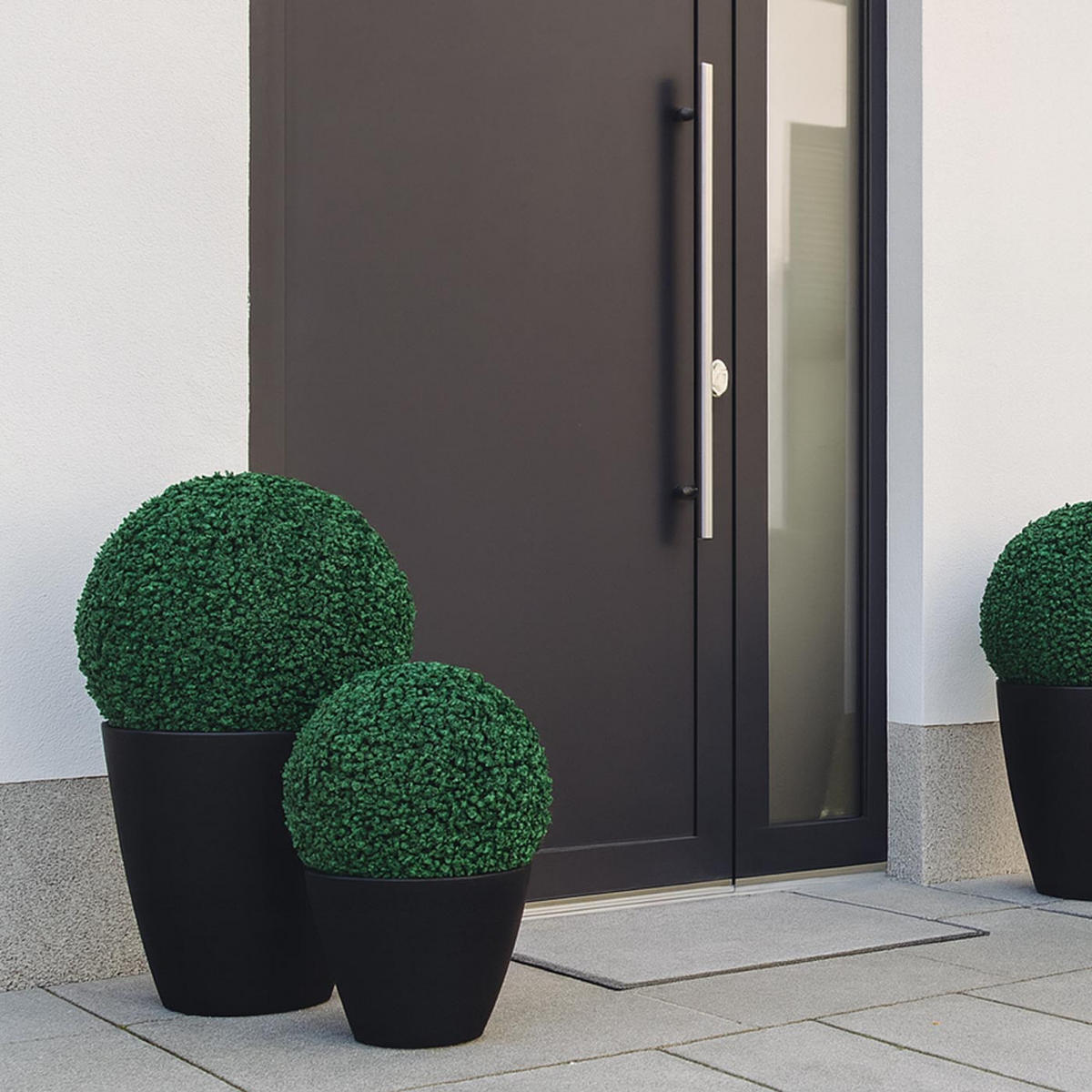 KÜNSTLICHER BUSCH Grün - Grün, Kunststoff (33cm) - MCW