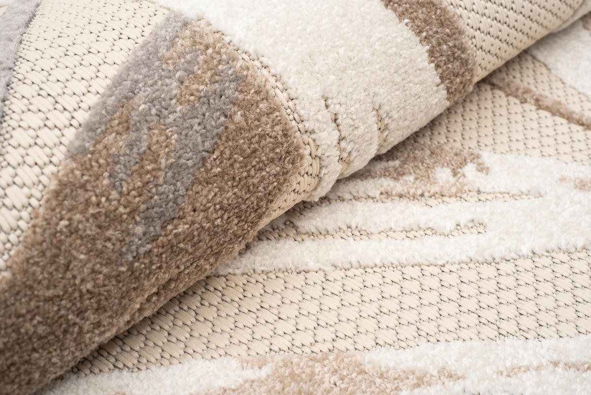 TEPPICH PATIO Creme 160/220 cm - Creme, Kunststoff (160/220cm) - Tapiso