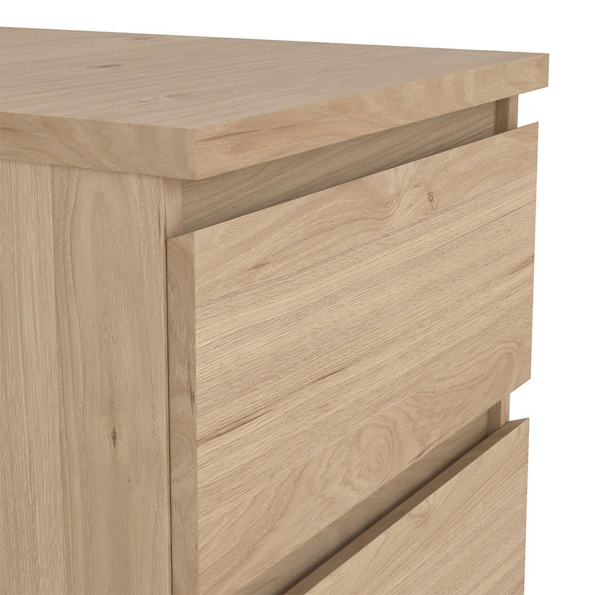 NACHTTISCH, Naia, Eiche, Holzwerkstoff, 41 x 50 x 50 cm - Eichefarben, Holzwerkstoff (41/50/50cm) - ebuy24