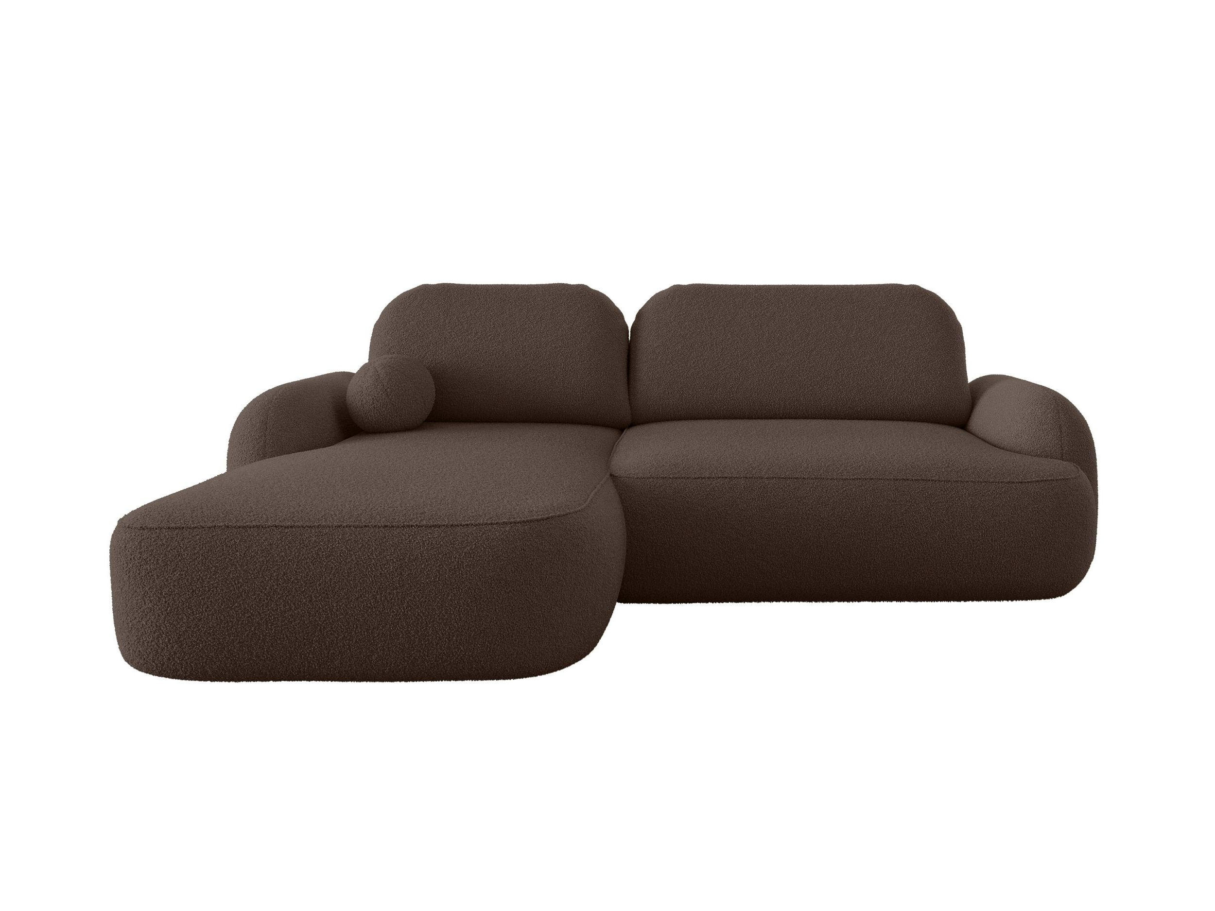 ECKSOFA MOLLY L Links QUELLE 29 mit Schlaffunktion - Braun, Textil (275/175cm) - Bedante