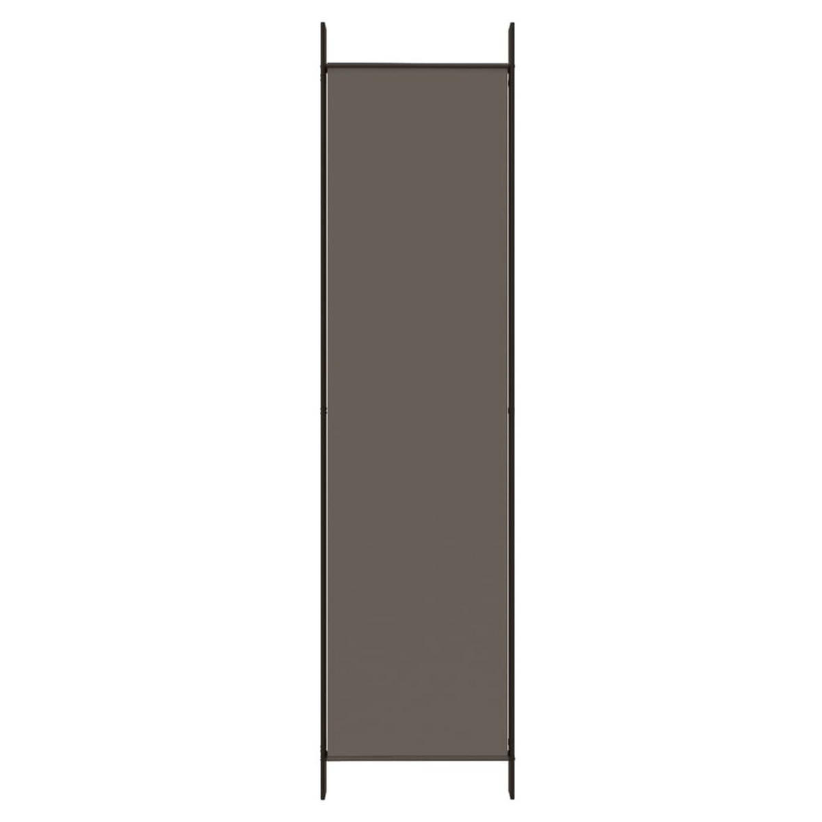 PARAVENT 6-teilig Anthrazit 300/220 Cm Stoff - Anthrazit, Textil (300/220/0.1cm) - vidaXL