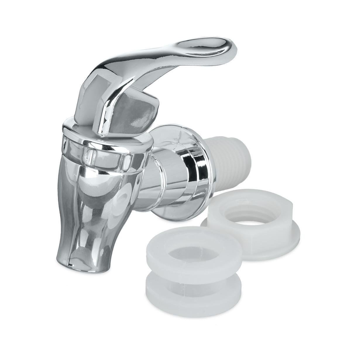 GETRÄNKESPENDER - Transparent, Glas/Kunststoff (8L) - Relaxdays