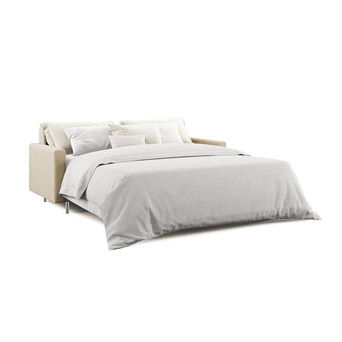 SCHLAFSOFA Megan - Beige, Textil (188/97/96cm) - Divani.store