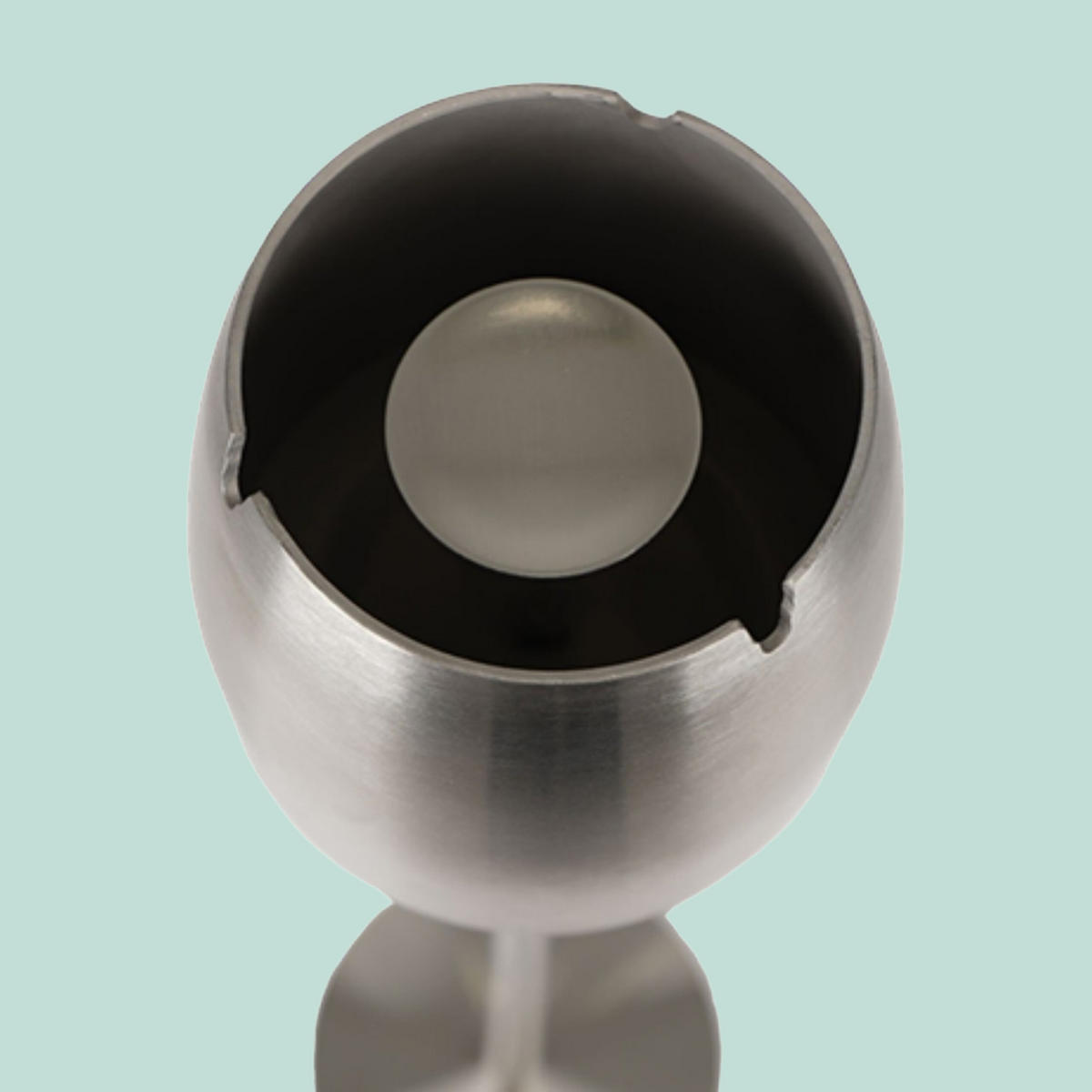 ASKKOPP silver rostfritt stål - Silverfärgad, Metall (15cm) - Relaxdays