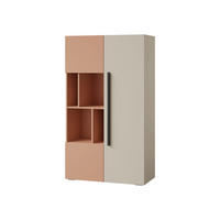 REGAL Lorin 3D LO05 - Kaschmir/Rosa, Holzwerkstoff (91/157/40cm) - MIRJAN24