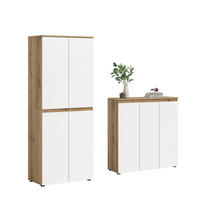 UNIVERSALSCHRANK SCARPA 2-tlg. (B/H/T: ca. 190/175/37 cm) in Evoke Oak Nachbildung/weiß - Eichefarben, Holzwerkstoff (190/175/37cm)