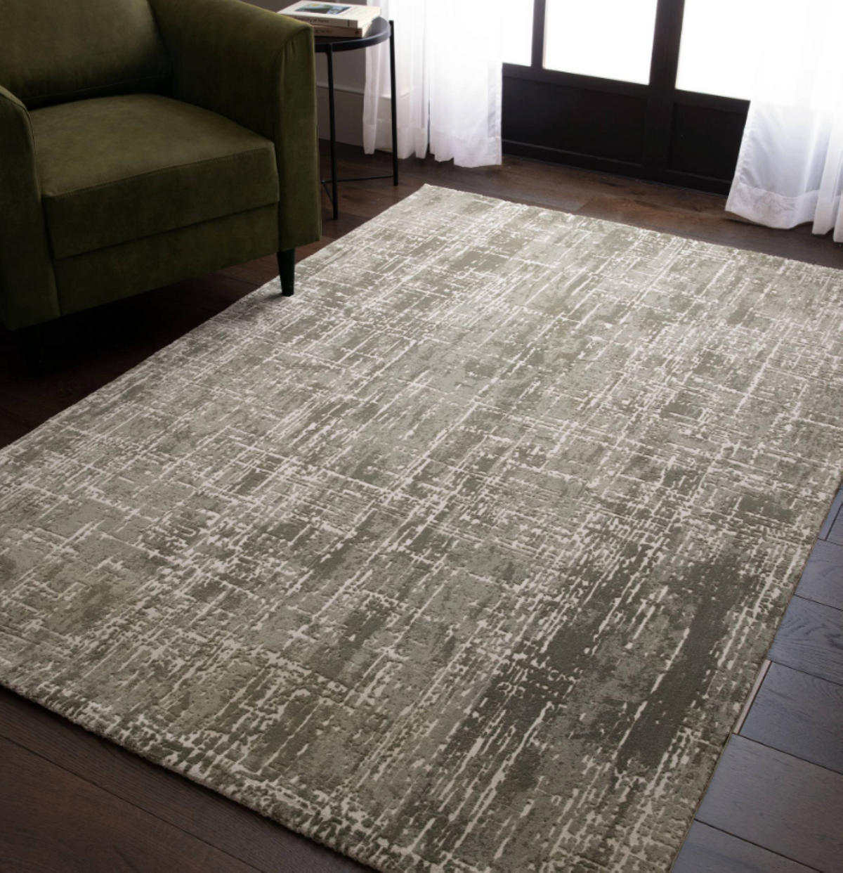 TEPPICH modern Wohn-/Schlafzimmer ZUKA SYNO Grün 200 x 290 cm - Grün, Textil (200/290cm) - Novatrend