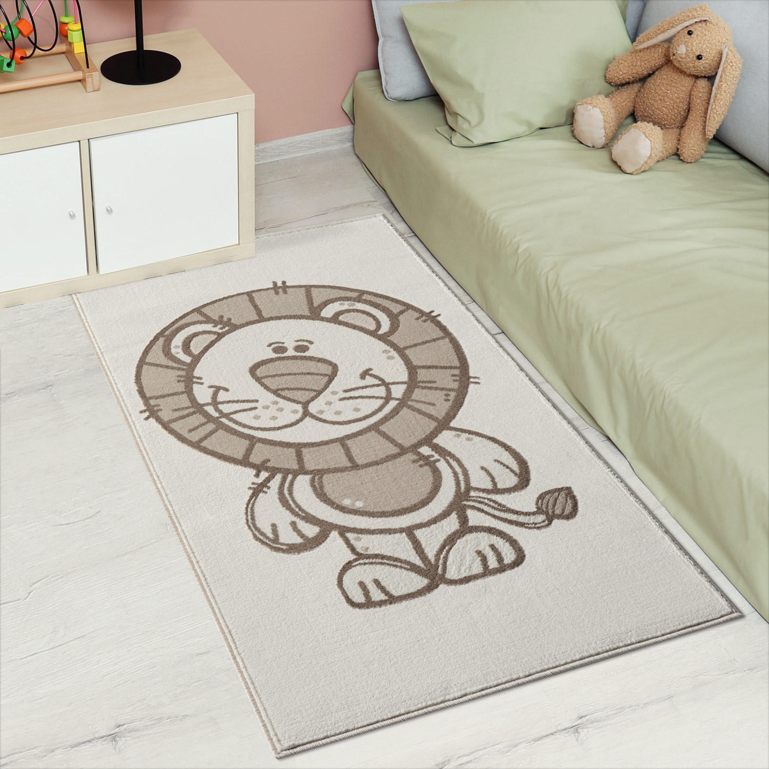 KINDERTEPPICH Mara 717 Creme 80x150 cm - Beige/Creme, Textil (80/150cm) - carpet city